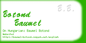 botond baumel business card